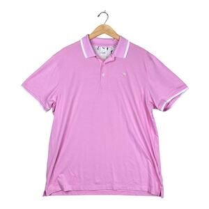 PUMA x ARNOLD PALMER Polo Golf Shirt Men's XXL EU 64/66 Pink Short Sleeve